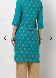Block Print Straight Kurtha