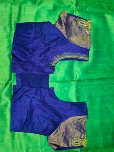 Beautiful Magham Work Saree With Blouse