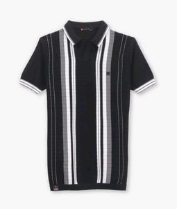 Striped Black Polo Shirt