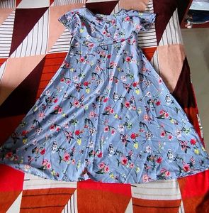 Floral Print Midi Dress