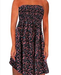Floral Tube Mini Dress