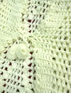 Crochet wool Vest