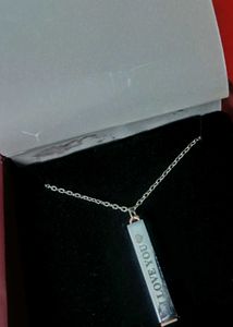 I Love You Silver Necklace