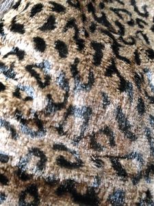 Leopard Print Faux Fur Coat