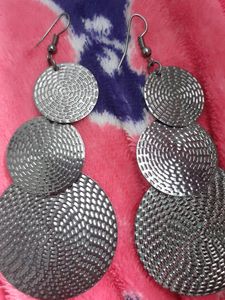 Round Metal Earrings