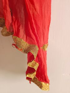 2 Combo Red Colour Dupatta