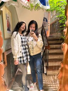 Korean Woolen mini Dress