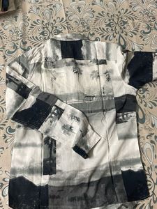 INC Abstract Print Shirt