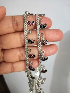 Tarnish Free Silver Plated Anklets