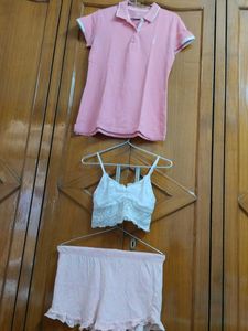 Combo Of Three Branded Top N Short