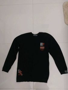 Black Graphic Print T-Shirt