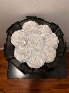 Handmade Ribbon Rose&#39;s Bouquet 💐🫶🏻