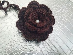 #handmade #crochet #neckpiece #andhairband