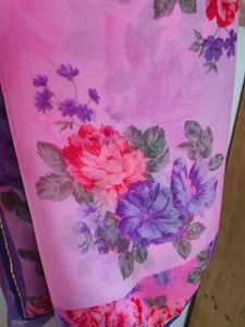 New unused Georgette Saree