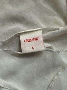 Urbanic White Mesh Top