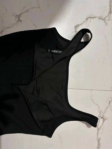 Black Fit &amp; Flare Dress