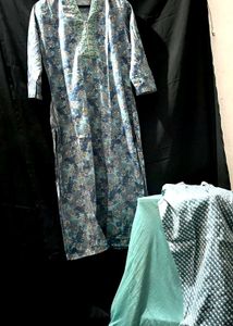 Floral Print Kurta