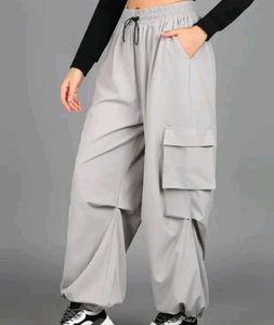 Grey Cargo Pants