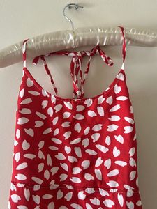Beautiful Red And White Polka Dots One Peice