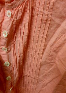 Pretty Pintuck Cotton Sleeveless Top