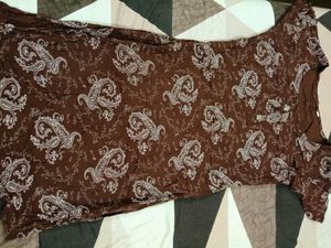Beautiful Brown Colour Kurti
