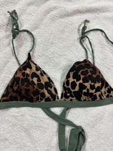 Leopard Bikini Top