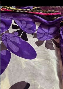 4 Combo Satin Crepe Soft  Saree