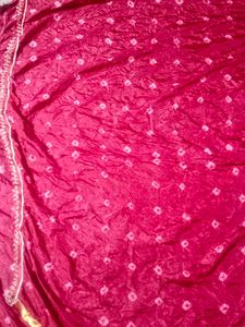 Red Bandhani Dupatta