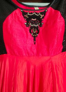 silk gown