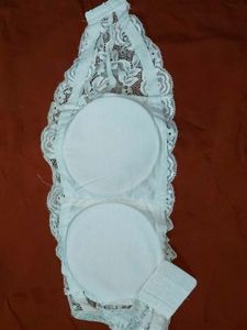 Elegant White Lace Bra