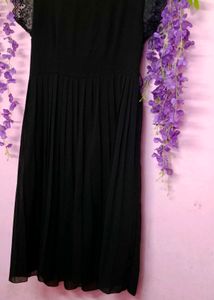 Beautiful Black Pleated Dress