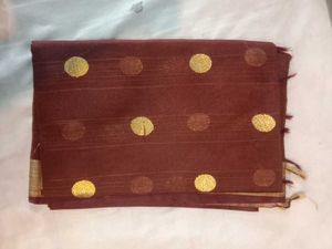 Pink Dupatta with Gold Dots