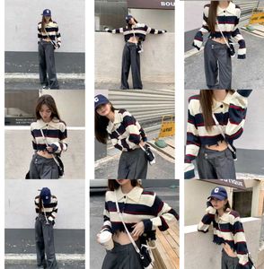 Striped Cropped Sweater