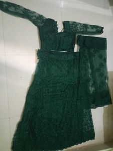 Elegant Green Lehenga Choli Set