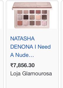 High Demand Natasha Denona Eye Shadow Palette