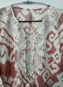 Ethnic Print Short Kurta