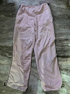 New Pink Parachute Pants With Freebie