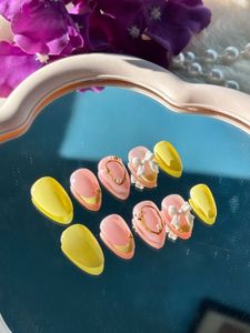 Butter Yellow Summer Nails