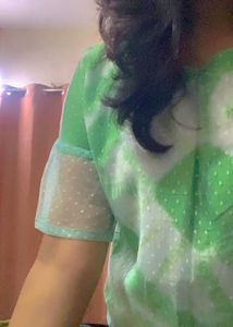 Green Tide Dye Top