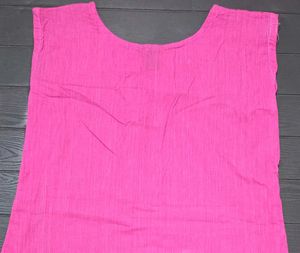Combo of 2 Sleeveless Cotton Kurtis/Tunics
