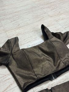 Metallic Bronze Co-ord Set