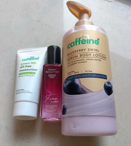 Mcaffeine Combo Of Body Lotion+Moisturizer+Perfume