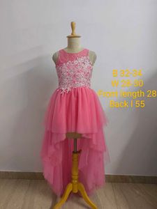 Pink Lace & Tulle Party Dress