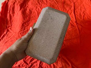 Sparkly Silver Clutch