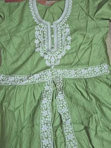 Mint Green Embroidered Salwar Kameez