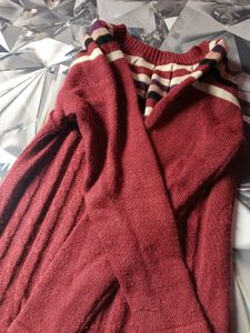 Striped Knit Mini Dress