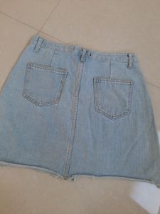 Imported Korean Denim Mini Skirt