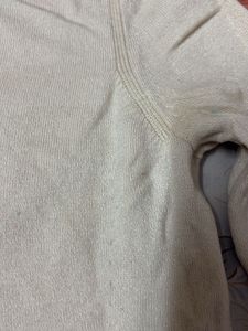 Elegant Beige Knit Sweater