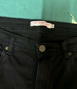 High Waisted Black Jeans