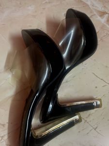 Blossom Clear Heels - Size 38